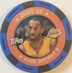 2005-06 Topps NBA Collector Chips #NNO Kobe Bryant Front