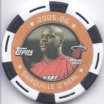 2005-06 Topps NBA Collector Chips #NNO Shaquille O'Neal Front