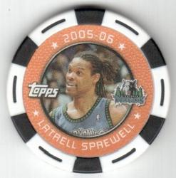 2005-06 Topps NBA Collector Chips #NNO Latrell Sprewell Front