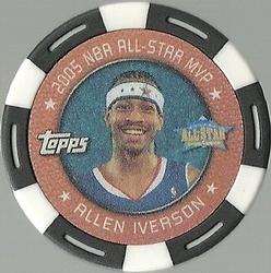 2005-06 Topps NBA Collector Chips #NNO Allen Iverson Front
