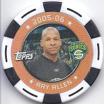 2005-06 Topps NBA Collector Chips #NNO Ray Allen Front