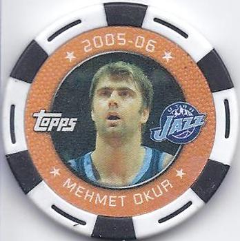 2005-06 Topps NBA Collector Chips #NNO Mehmet Okur Front