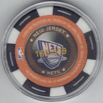 2005-06 Topps NBA Collector Chips - White #NNO Vince Carter Back