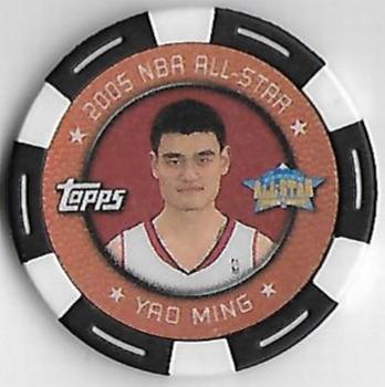 2005-06 Topps NBA Collector Chips - White #NNO Yao Ming Front