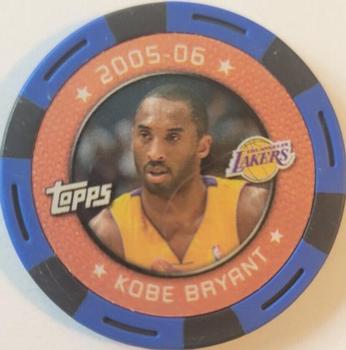 2005-06 Topps NBA Collector Chips - Blue #NNO Kobe Bryant Front