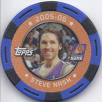 2005-06 Topps NBA Collector Chips - Blue #NNO Steve Nash Front