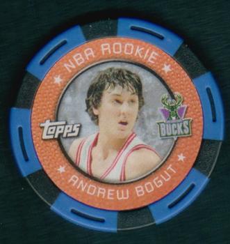 2005-06 Topps NBA Collector Chips - Blue #NNO Andrew Bogut Front
