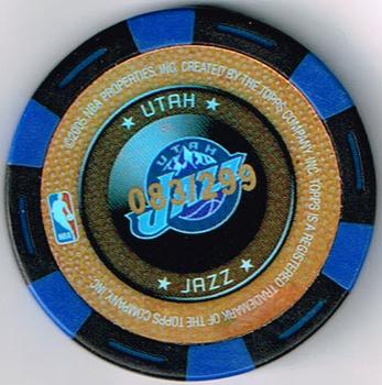 2005-06 Topps NBA Collector Chips - Blue Foil #NNO Andrei Kirilenko Back