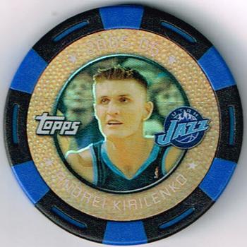 2005-06 Topps NBA Collector Chips - Blue Foil #NNO Andrei Kirilenko Front