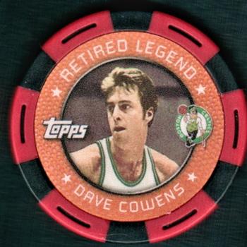 2005-06 Topps NBA Collector Chips - Red #NNO Dave Cowens Front