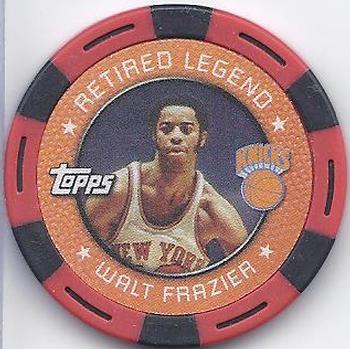 2005-06 Topps NBA Collector Chips - Red #NNO Walt Frazier Front