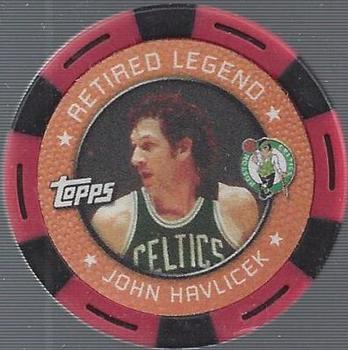 2005-06 Topps NBA Collector Chips - Red #NNO John Havlicek Front