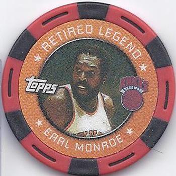 2005-06 Topps NBA Collector Chips - Red #NNO Earl Monroe Front