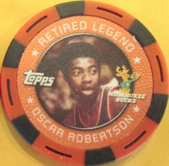 2005-06 Topps NBA Collector Chips - Red #NNO Oscar Robertson Front