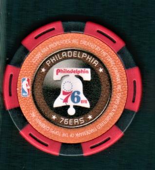 2005-06 Topps NBA Collector Chips - Red #NNO Julius Erving Back