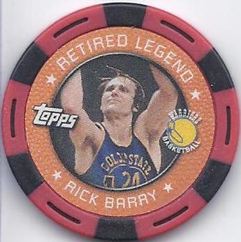 2005-06 Topps NBA Collector Chips - Red #NNO Rick Barry Front