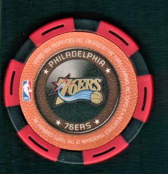 2005-06 Topps NBA Collector Chips - Red #NNO Allen Iverson Back