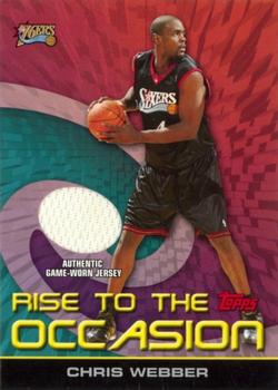 2005-06 Topps - Rise to the Occasion Relics #RO-CW Chris Webber Front