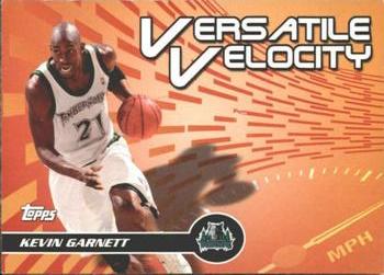 2005-06 Topps - Versatile Velocity #VV2 Kevin Garnett Front