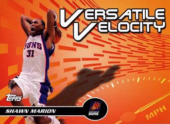 2005-06 Topps - Versatile Velocity #VV4 Shawn Marion Front