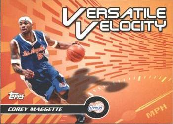 2005-06 Topps - Versatile Velocity #VV6 Corey Maggette Front