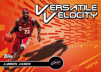 2005-06 Topps - Versatile Velocity #VV7 LeBron James Front