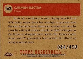 2005-06 Topps 1952 Style - Chrome #162 Carmen Electra Back