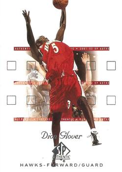 2001-02 SP Authentic #3 Dion Glover Front