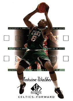 2001-02 SP Authentic #5 Antoine Walker Front