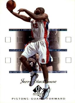 2001-02 SP Authentic #23 Jerry Stackhouse Front