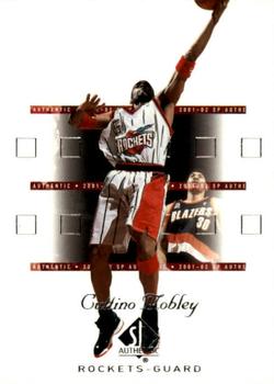 2001-02 SP Authentic #30 Cuttino Mobley Front