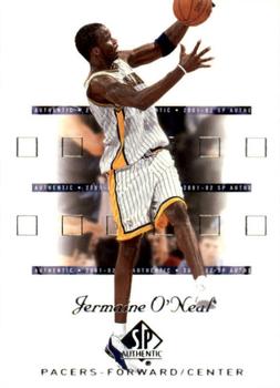 2001-02 SP Authentic #33 Jermaine O'Neal Front