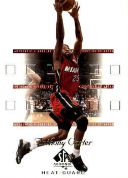 2001-02 SP Authentic #47 Anthony Carter Front