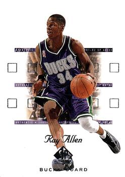 2001-02 SP Authentic #48 Ray Allen Front