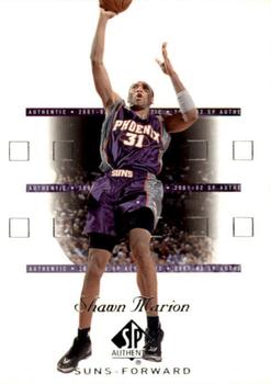 2001-02 SP Authentic #68 Shawn Marion Front
