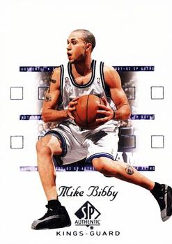 2001-02 SP Authentic #74 Mike Bibby Front