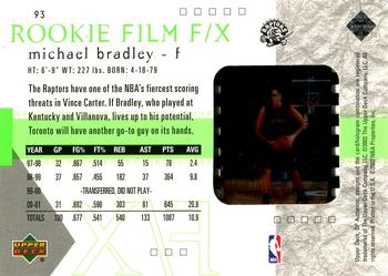 2001-02 SP Authentic #93 Michael Bradley Back