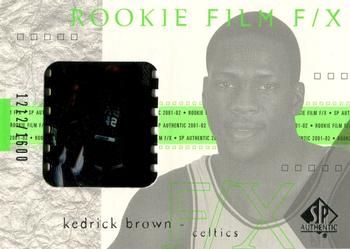 2001-02 SP Authentic #94 Kedrick Brown Front