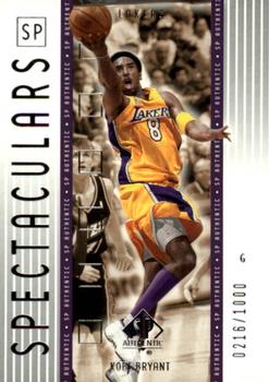2001-02 SP Authentic #160 Kobe Bryant Front