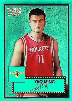 2005-06 Topps 1952 Style - Chrome Refractors Blue #88 Yao Ming Front