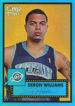 2005-06 Topps 1952 Style - Chrome Refractors Blue #147 Deron Williams Front