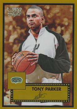 2005-06 Topps 1952 Style - Chrome Refractors Gold #93 Tony Parker Front