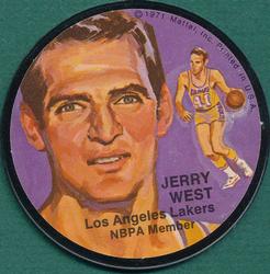 1971 Mattel Instant Replay Records #NNO Jerry West Front
