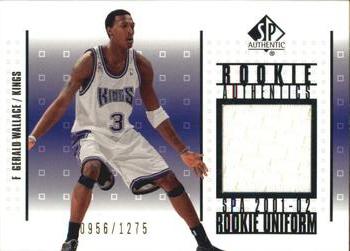 2001-02 SP Authentic - Rookie Authentics #RA-GW Gerald Wallace Front