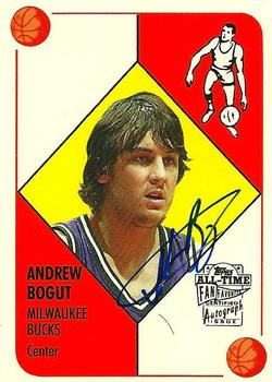 2005-06 Topps 1952 Style - All-Time Fan Favorites Autographs #FFA-ABO Andrew Bogut Front