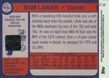 2005-06 Topps 1952 Style - All-Time Fan Favorites Autographs #FFA-BLA Bob Lanier Back