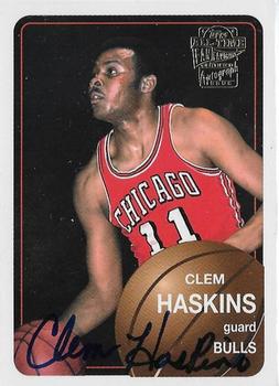 2005-06 Topps 1952 Style - All-Time Fan Favorites Autographs #FFA-CHA Clem Haskins Front