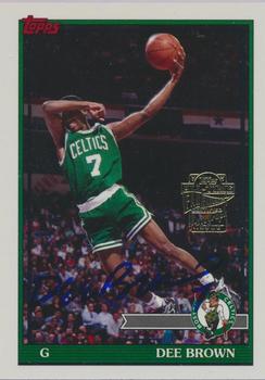 2005-06 Topps 1952 Style - All-Time Fan Favorites Autographs #FFA-DBR Dee Brown Front