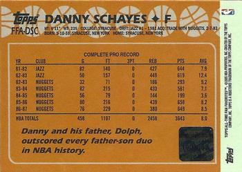 2005-06 Topps 1952 Style - All-Time Fan Favorites Autographs #FFA-DSC Danny Schayes Back