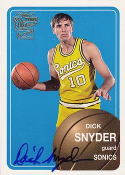 2005-06 Topps 1952 Style - All-Time Fan Favorites Autographs #FFA-DSN Dick Snyder Front
